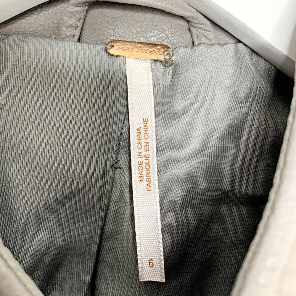 Free People Cool & Clean Jacket in Grey - Picture 4 of 5